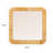 Square Rattan Wall Mirror