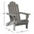Blackwell Acacia Foldable Outdoor Adirondack Chair-1301088179