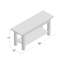 Banc de rangement en bois massif Mccardle-27053531-27475487