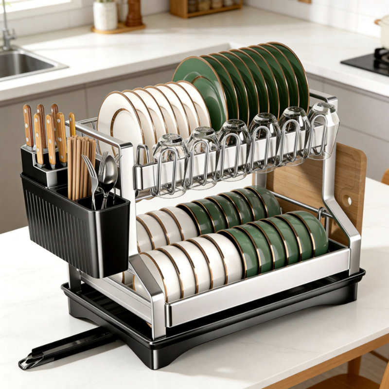 Dish Rack Stainless Steel Dish Rack