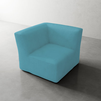 Upholstered Corduroy Corner Wedge