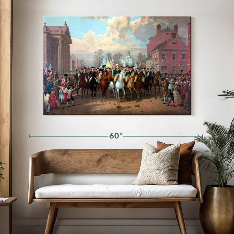 Lelar American History, 34" H x 51" W