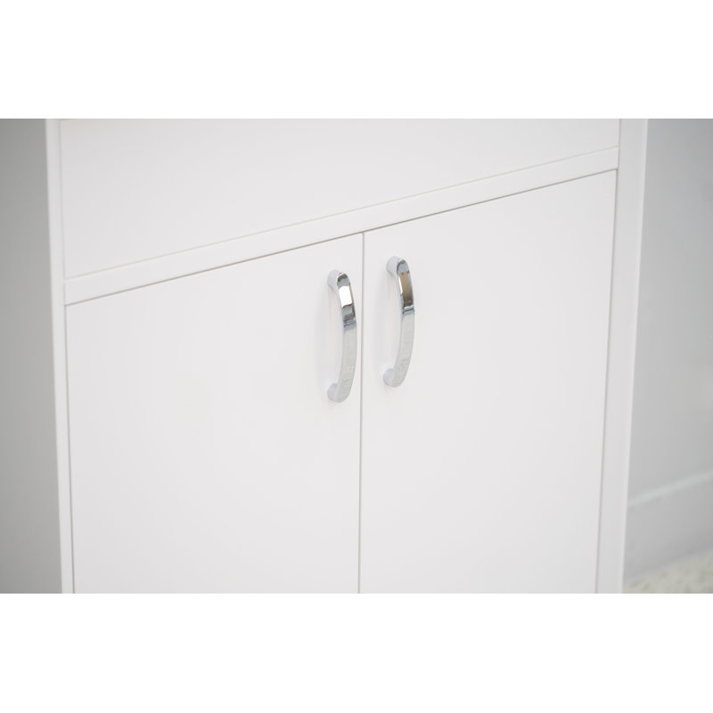 Meuble-lavabo blanc 20 "avec lavabo en porcelaine intégré Eterna