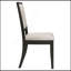 Ensemble de 2 chaises d'appoint rembourrées crème et noires