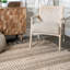 Tapis gris noué à la main Colstrip-111842545
