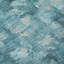 Tapis bleu sarcelle lavable à la machine intérieur / extérieur Xhevrie-112122511