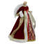 Décoration pour sommet de sapin ange 18 po rouge et or - non éclairé