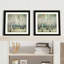 Fin septembre «Birch I», impression sous verre