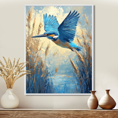 Stafford Martin-pêcheur à la ferme - Art mural oiseau