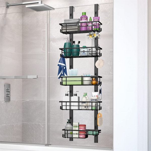 Rebrilliant Mahvash Hanging Stainless Steel Shower Caddy | Wayfair