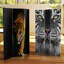6 Ft. Tall Double Sided Peacocks Canvas Room Divider-1037868836