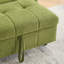 Canapé en flanelle verte pliable à double usage de 77,9 pouces à trois places pouvant être retiré et transformé en lit, pouvant être utilisé dans les chambres et les salons.-1367770591