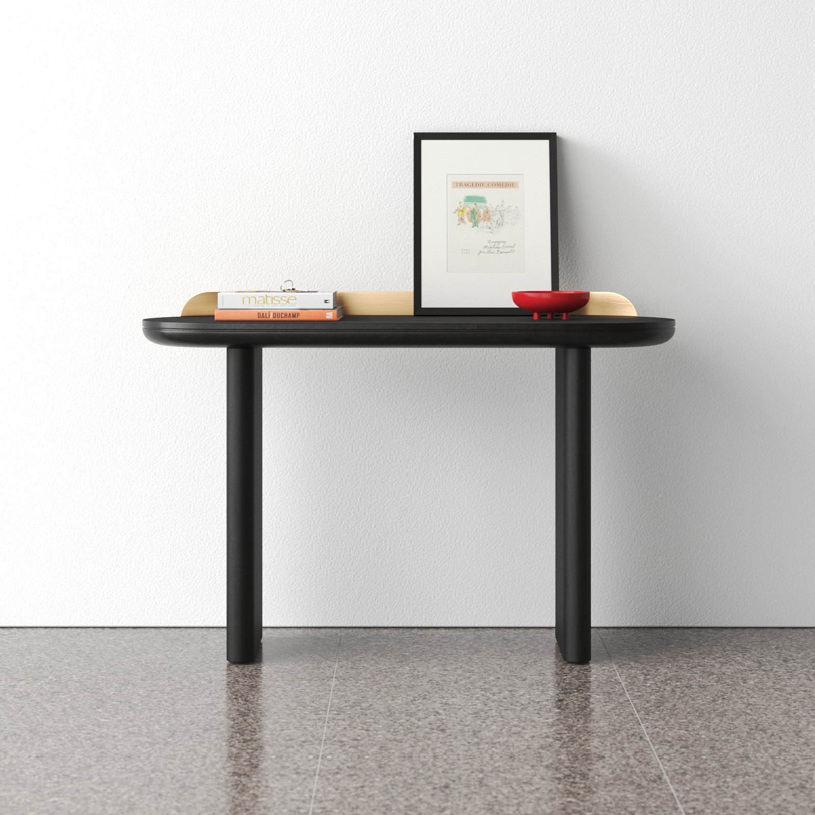 Bateman 48'' Console Table, Black