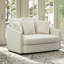 Fauteuil d'appoint moderne en chenille de 56,3 po de largeur avec 5 coussins-1133820582
