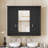 Wall Cabinet with Mirror and Shelves-315240382