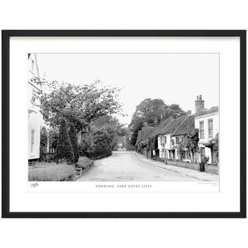 Sonning, Park Gates C1955 by Francis Frith - Single Picture Frame Print, 60cm H x 80cm W x 2.3cm D
