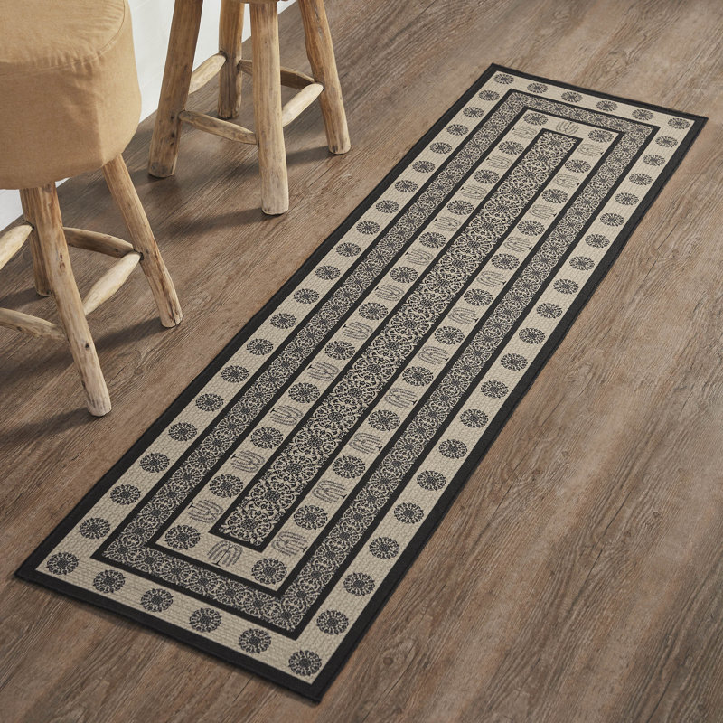 Tapis intérieur / extérieur Custom House avec envers antidérapant, Tapis de couloir 1 pi 10 po x 6 pi 6 po