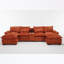 Canapé modulaire rembourré Elthorin-113430745