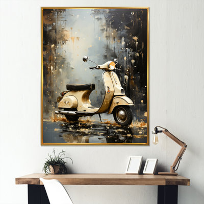 Scooter Escape IV sur impression sur toile