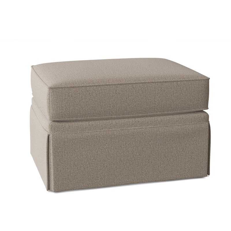 Savannah 28" Wide Rectangle Standard Ottoman, 9508 Sand Polypropylene/Olefin