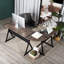 Mckain L-Shaped Metal Base Writing Desk