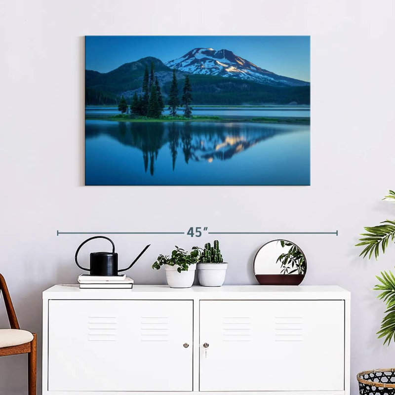 Volcan Alvord Sparks Lake South Sister, H 24 po x l 36 po