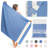 2-Pack Turkish Beach Towels, 100% Cotton Sand-Free Peshtemal Blanket-1734507090