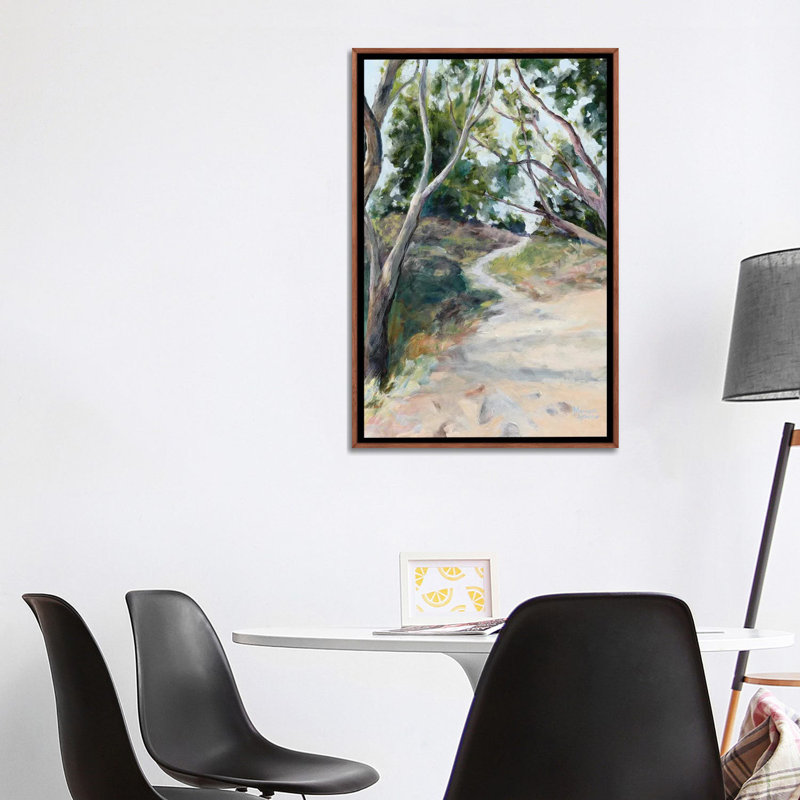 Beach Path - reproduction d'art murale encadrée, H 40 po x l 26 po, Reproduction encadrée sans passe-partout, Brun