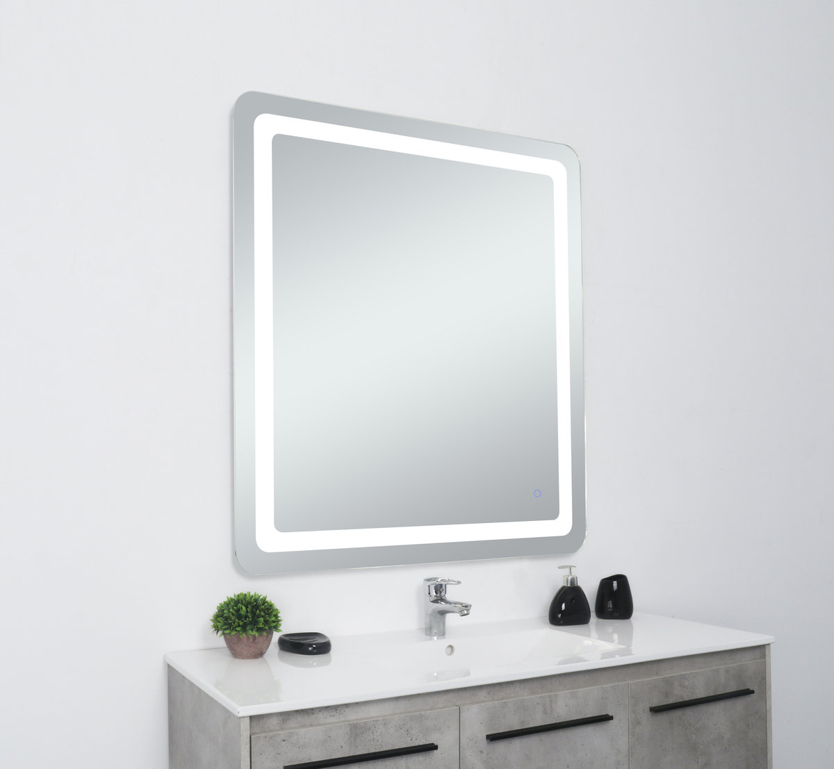 Juliane Mirror, 40" x 36", Rectangle