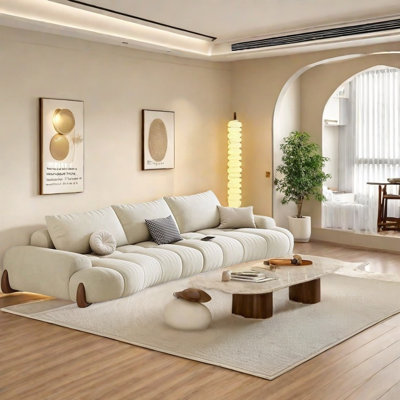 Modern Simple Curved Sofa