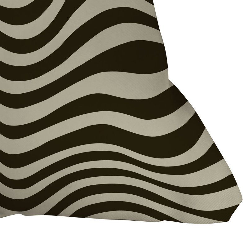  Striped Polyester Indoor/Outdoor Throw Pillow, 26" x 26"