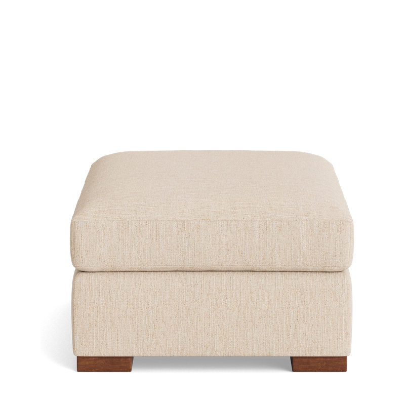 Couch Potato Ottoman, Performance Weave - Tan