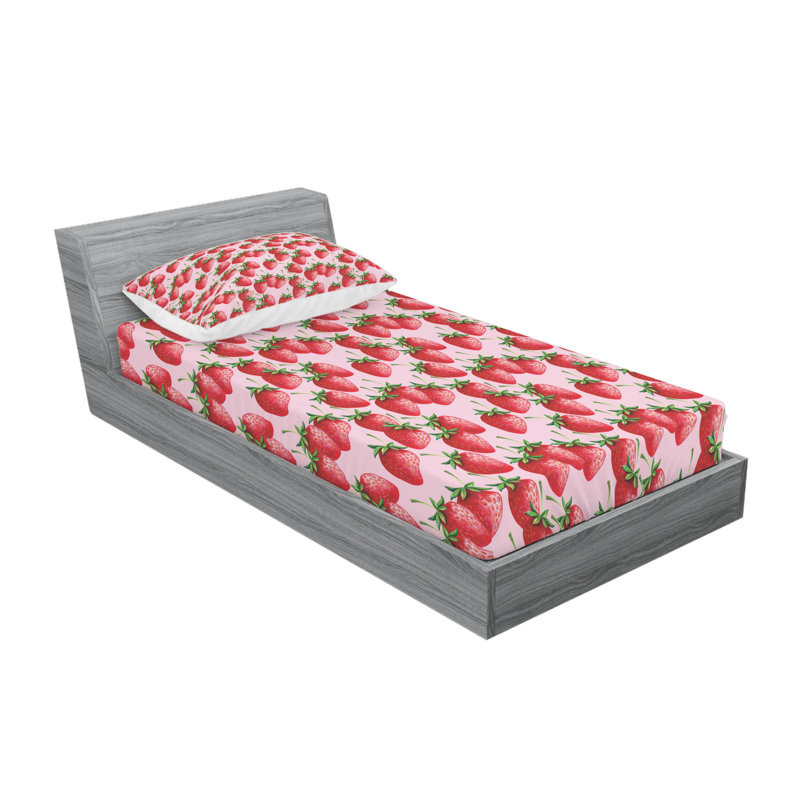 Microfiber Sheet Set, Twin Sheet Set with Fitted Sheet