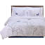 Housse de couette brodée 100% coton avec 2 taies décoratives Superior Swallow-532667010-536374865