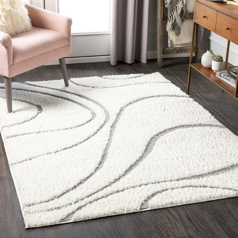 Clemmer Abstract Indoor Rug, Rectangle 7'10" x 10'