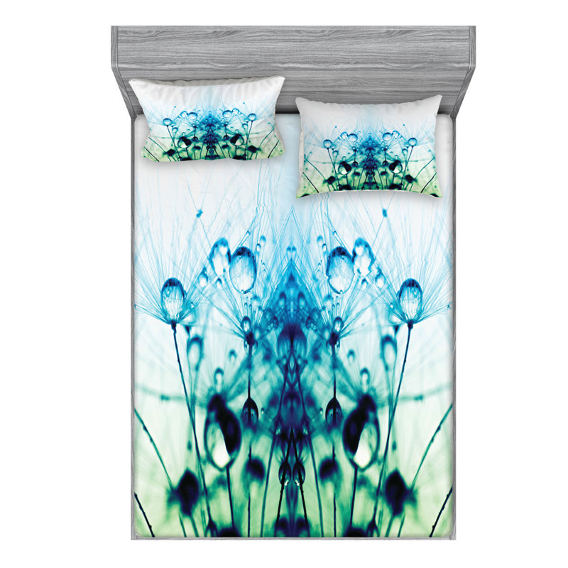 Microfiber Sheet Set, Queen Sheet Set + Fitted Sheet + 2 Pillowcases
