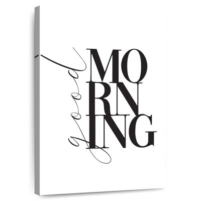 Tergel Good Morning Typography