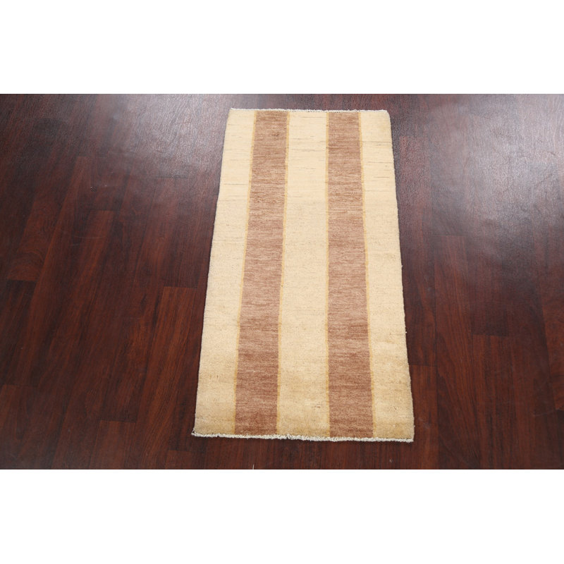 Contemporary Gabbeh  Oriental Runner Rug 2x5