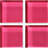 Torch Song 1'' W x 1'' L Glass Tile Grid Mosaic Sheet-44545411