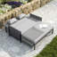131.5 cm W Steel Patio Daybed with Cushions-381267789