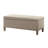 Linen Blend Upholstered Bench with Flip Top