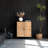38” Two-Door Wood Shutter Storage And Accent Cabinet