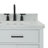 Tidworth Solid Wood Double Bathroom Vanity with 1.5'' Carrara Marble Top-847144940-812777082
