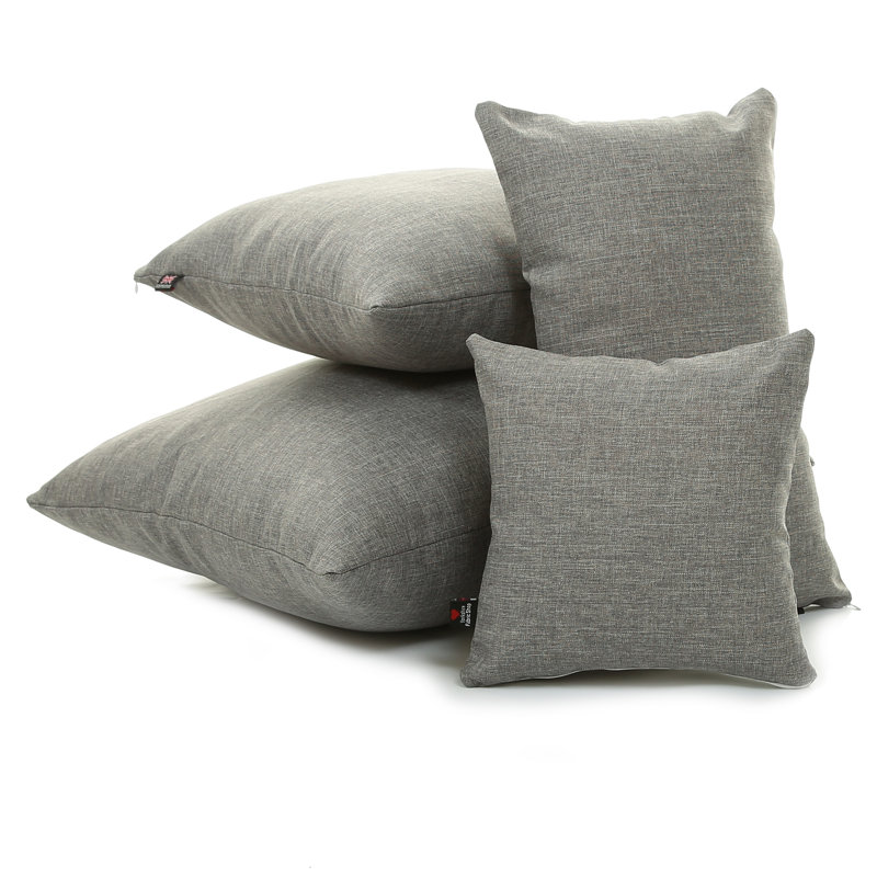 Millet Square Cushion, 55 x 55cm, Silver