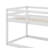 Twin-Size Stacked Floor Bunk Bed Equipped With Ladder-1925855935