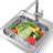 Adjustable Stainless Steel Over The Sink Dish Rack