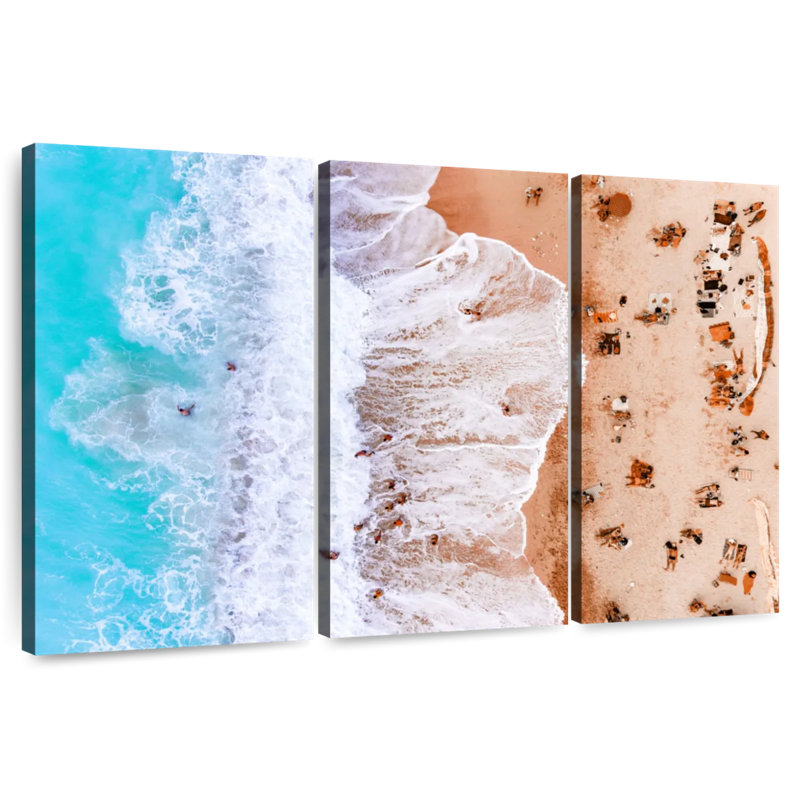 Gillard Beach Tourists, 28" H x 45" W
