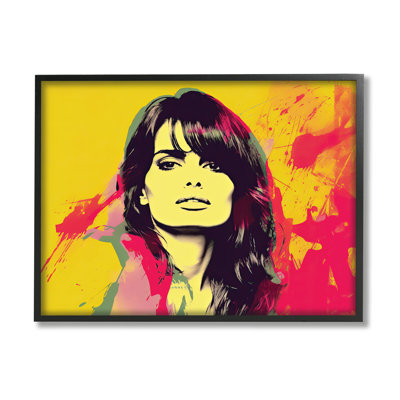 «Modern Penelope Cruz On Wood» par Birch & Ink Print