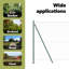 Hexagon Fence Green Steel-327239778