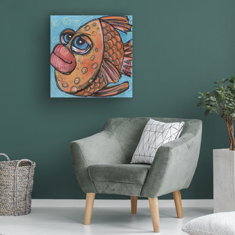 «Fish 16 2019» par Tim Nyberg, impression sur toile tendue, H 14 po x l 14 po